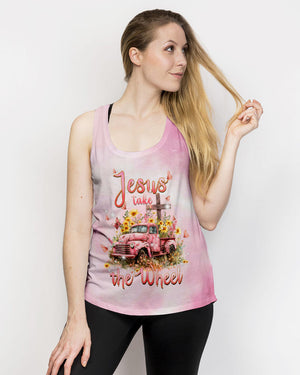 Jesus Take The Wheel Flower Truck Women's All Over Print Shirt - Tlpq0503243
