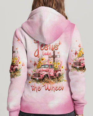 Jesus Take The Wheel Flower Truck Women's All Over Print Shirt - Tlpq0503243