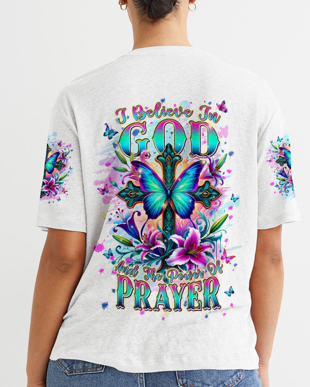 I Believe In God Women's All Over Print Shirt - Tlpq0508242