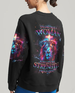 You Can't Break A Woman Lion Women's All Over Print Shirt - Tlpq1204241