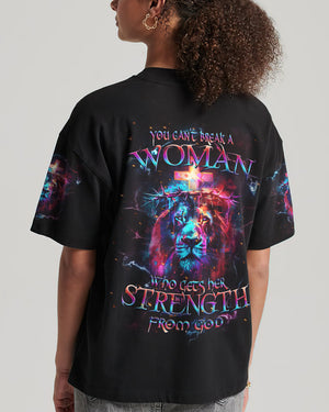 You Can't Break A Woman Lion Women's All Over Print Shirt - Tlpq1204241