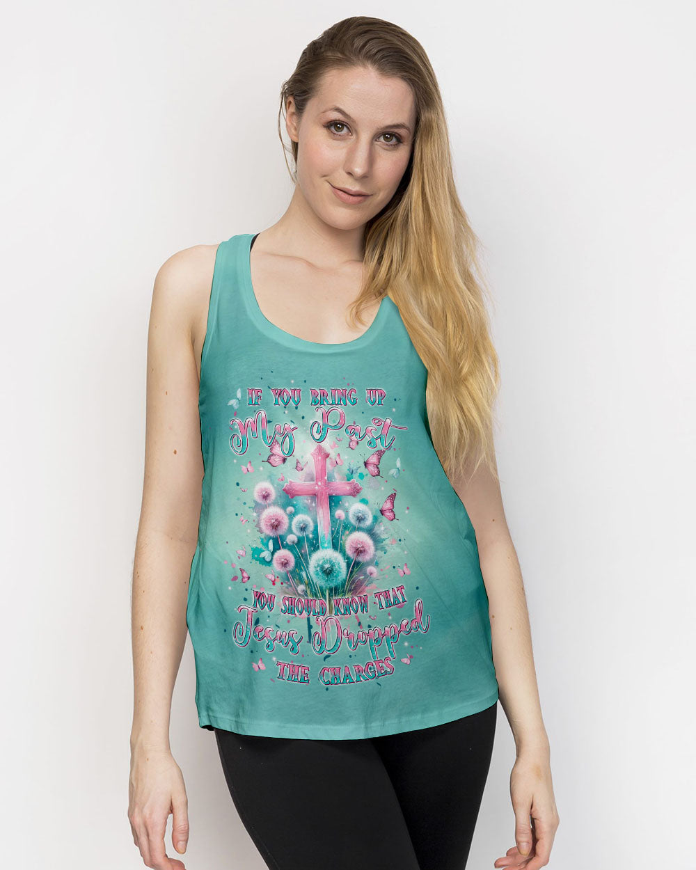 Jesus Dropped The Charges Women's All Over Print Shirt - Tlpq1504243