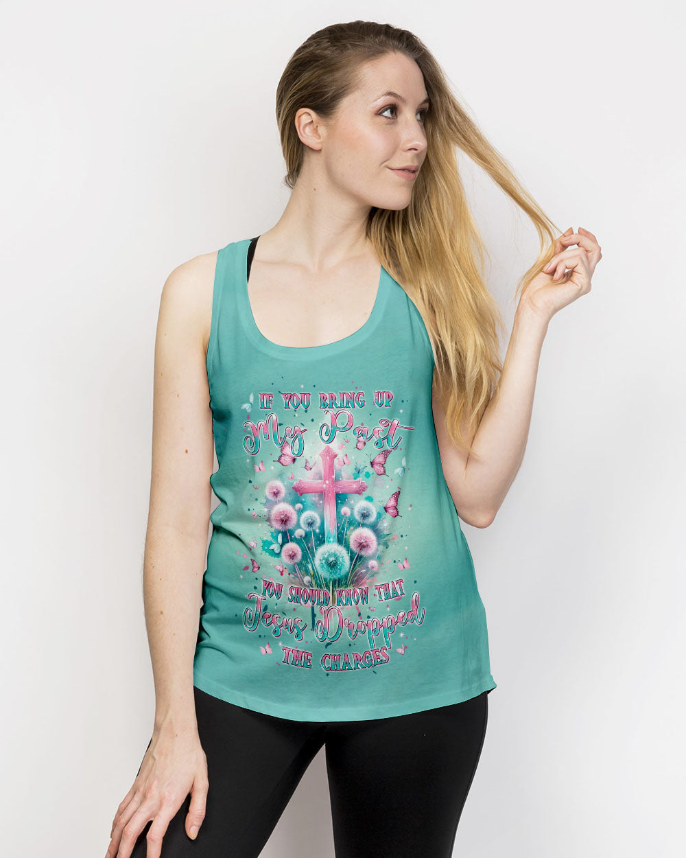 Jesus Dropped The Charges Women's All Over Print Shirt - Tlpq1504243