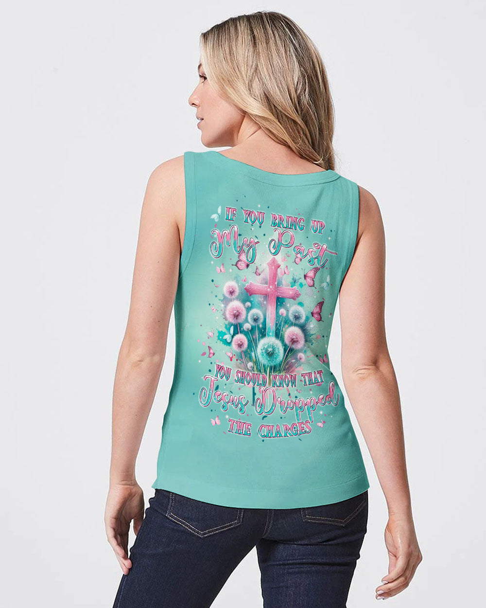 Jesus Dropped The Charges Women's All Over Print Shirt - Tlpq1504243