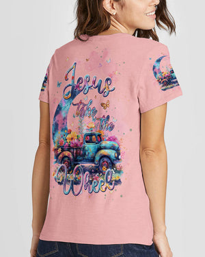 Jesus Take The Wheel Women's All Over Print Shirt - Tlpq1603242