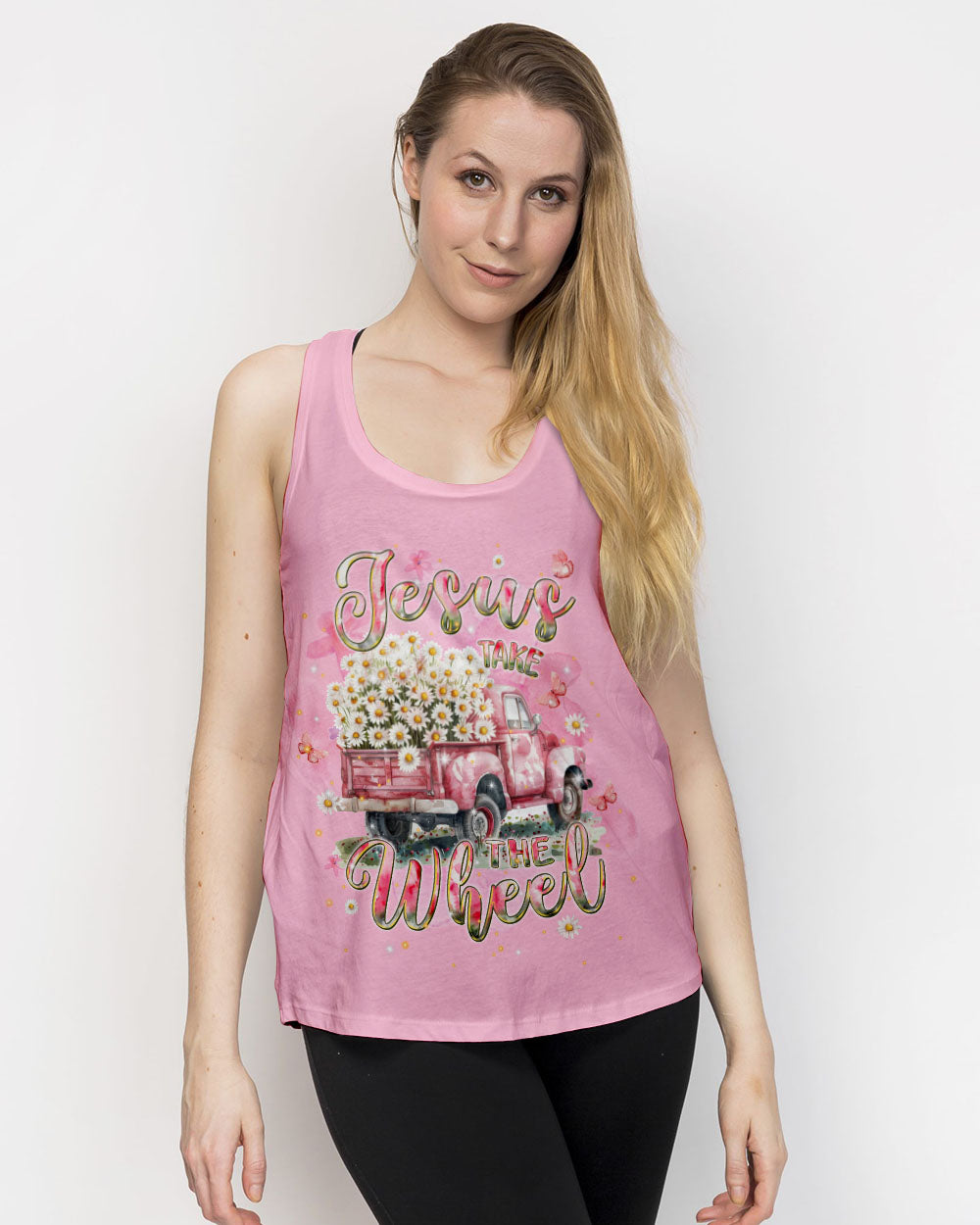 Jesus Take The Wheel Women's All Over Print Shirt - Tlpq2907243