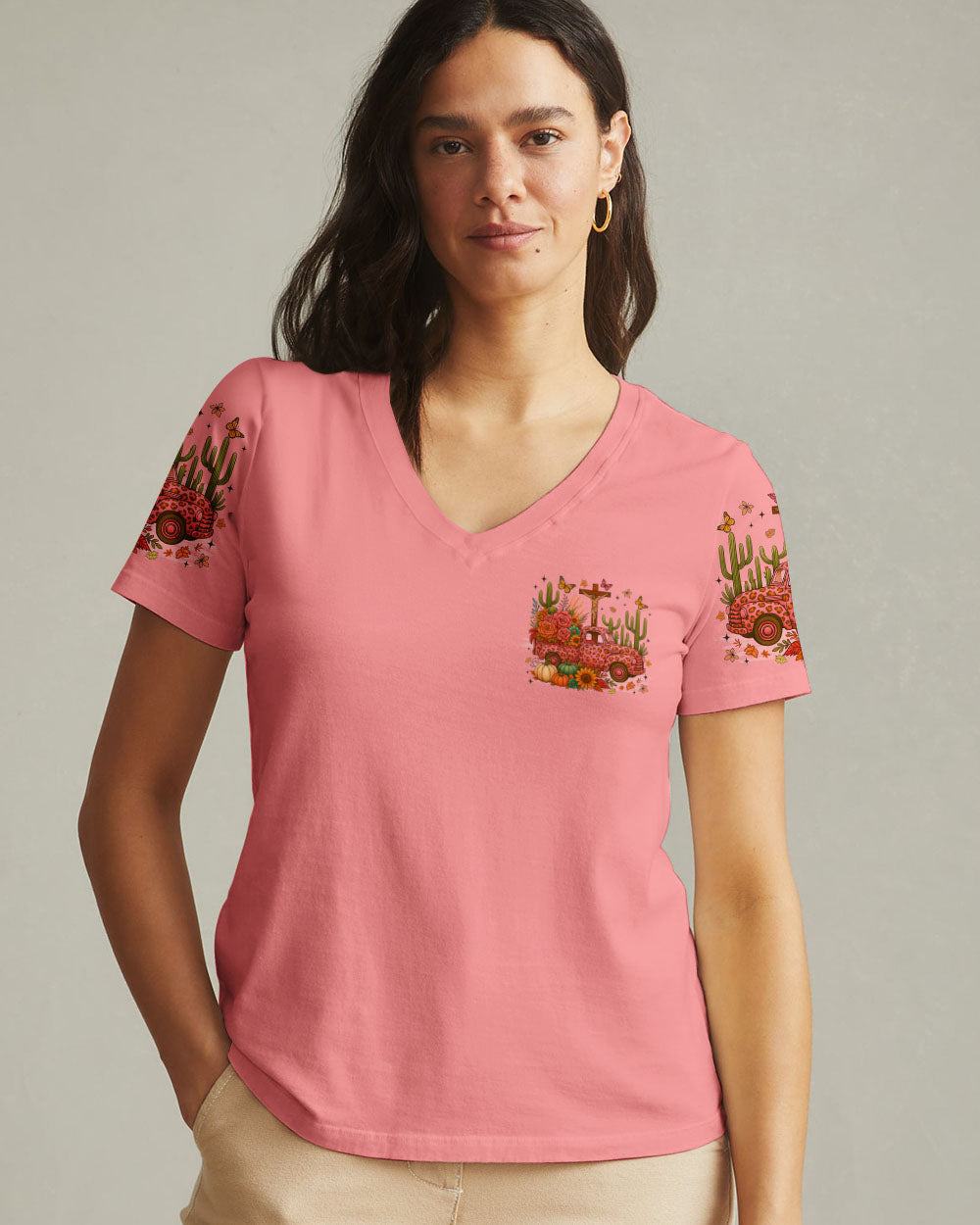 Jesus Take The Wheel Women's All Over Print Shirt - Tltr0108253