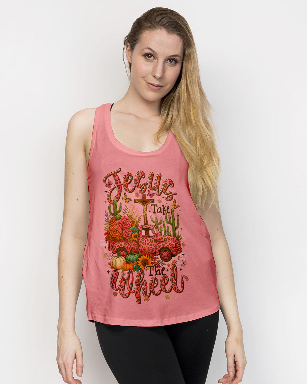 Jesus Take The Wheel Women's All Over Print Shirt - Tltr0108253