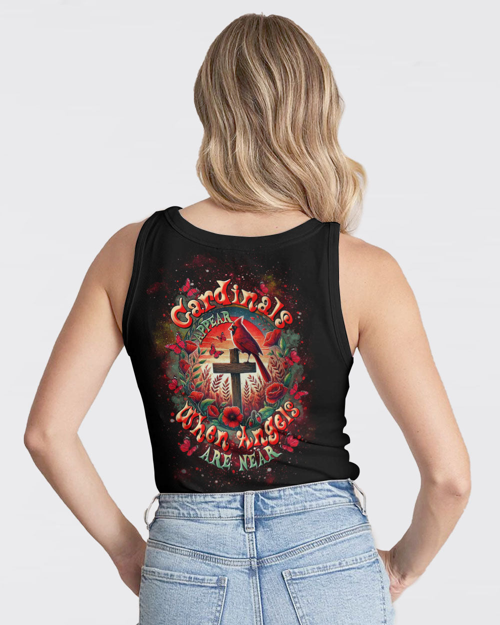 Cardinals Appear When Angels Are Near Women's All Over Print Shirt - Tltr0201252