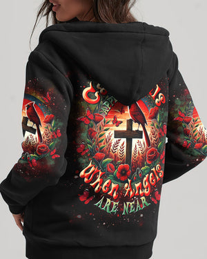 Cardinals Appear When Angels Are Near Women's All Over Print Shirt - Tltr0201252