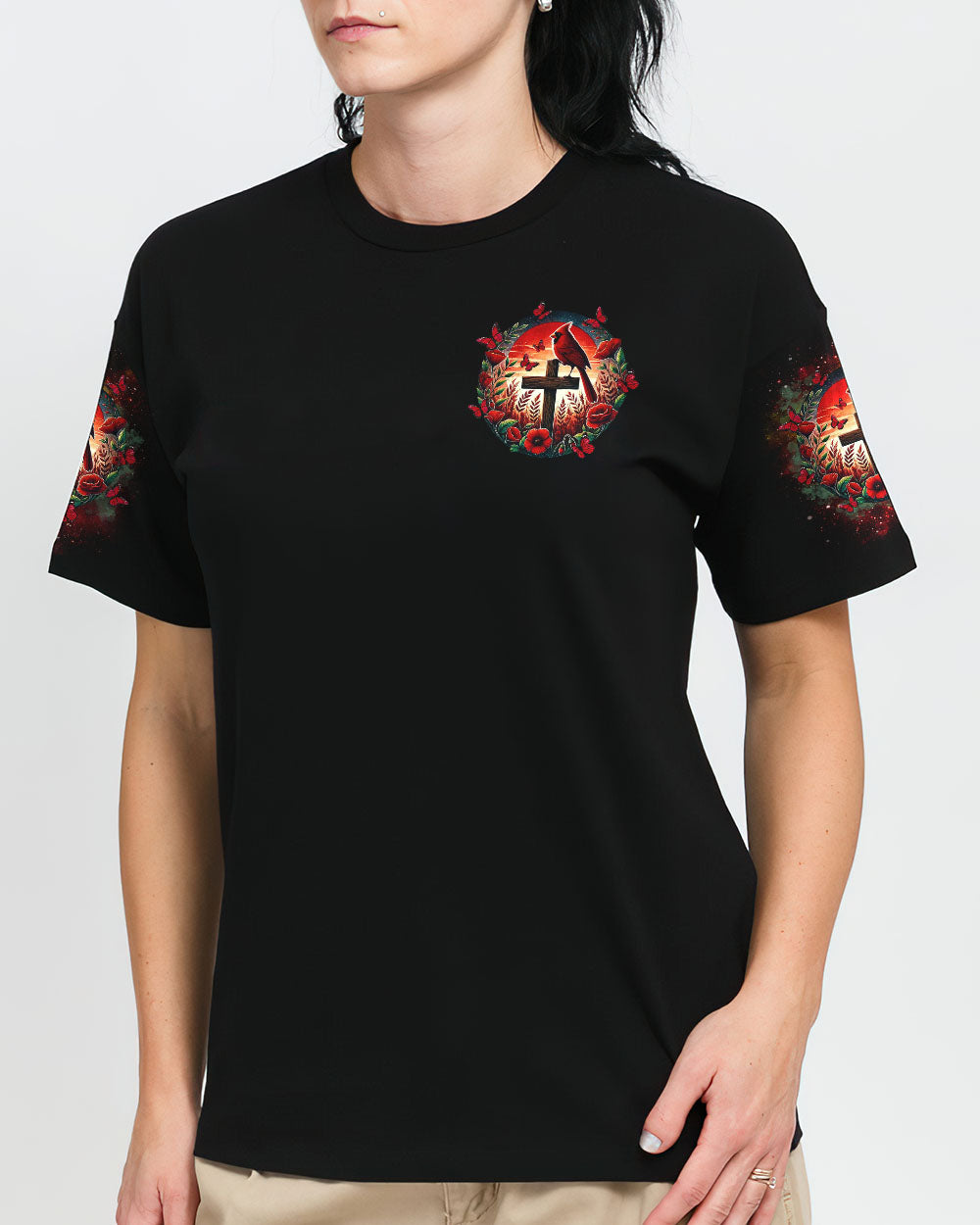 Cardinals Appear When Angels Are Near Women's All Over Print Shirt - Tltr0201252