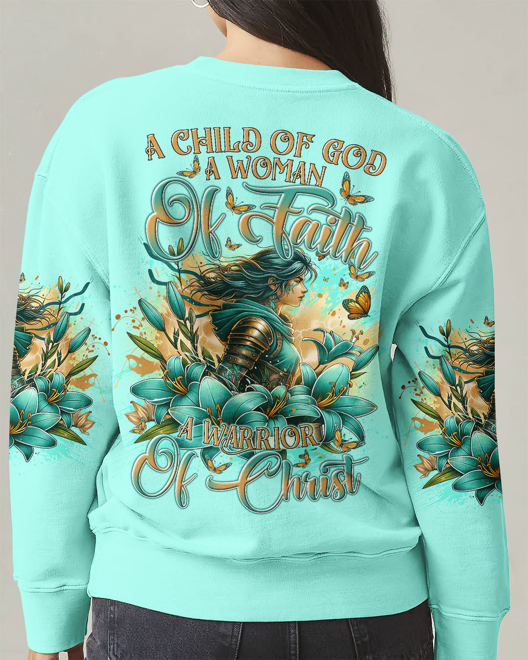A Child Of God A Woman Of Faith Women's All Over Print Shirt - Tltr0412244