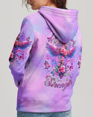 Lord Stood With Me Cross Wings Rose Women's All Over Print Shirt - Tltr0502244