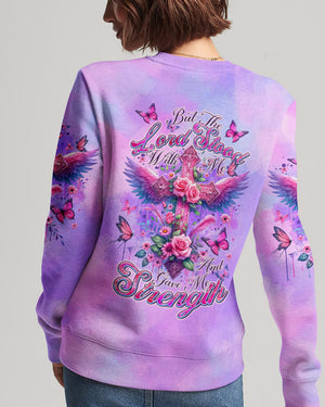Lord Stood With Me Cross Wings Rose Women's All Over Print Shirt - Tltr0502244
