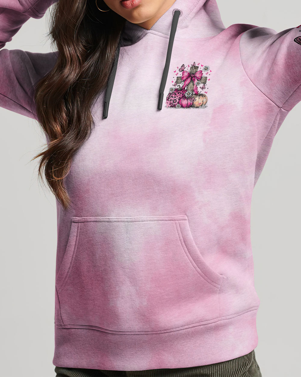 In October We Wear Pink Cross Women's All Over Print Shirt   - Tltr0508252
