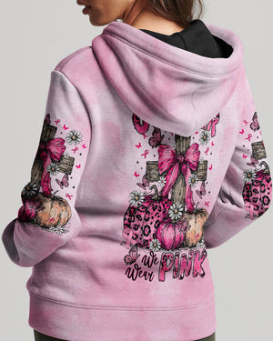In October We Wear Pink Cross Women's All Over Print Shirt   - Tltr0508252