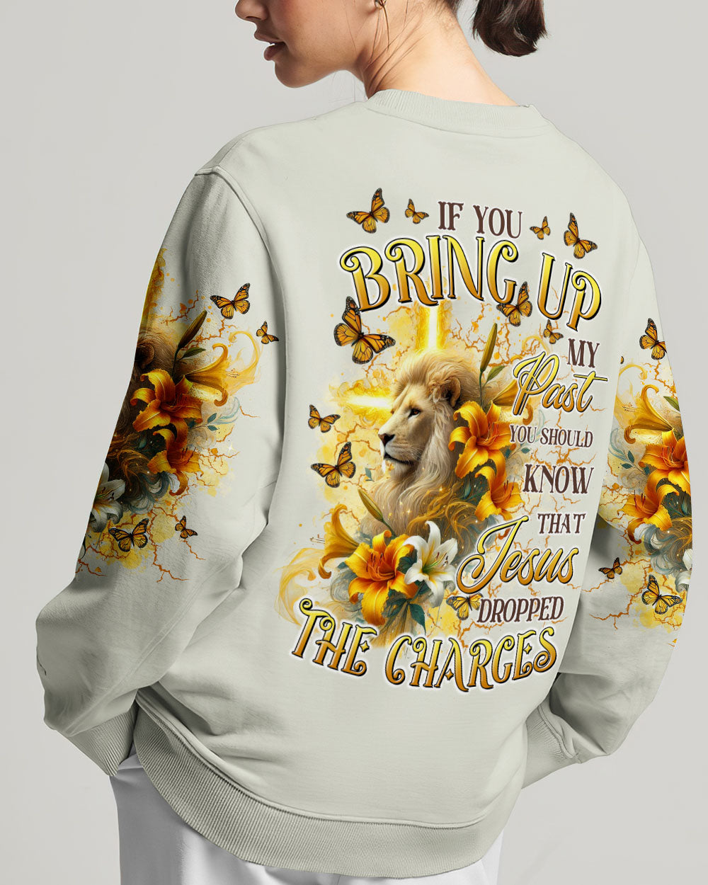 Jesus Dropped The Charges Lion Women's All Over Print Shirt - Tltr0509245