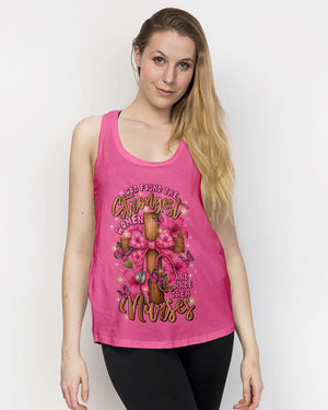 God Found The Strongest Women Nurse Women's All Over Print Shirt   - Tltr0708253