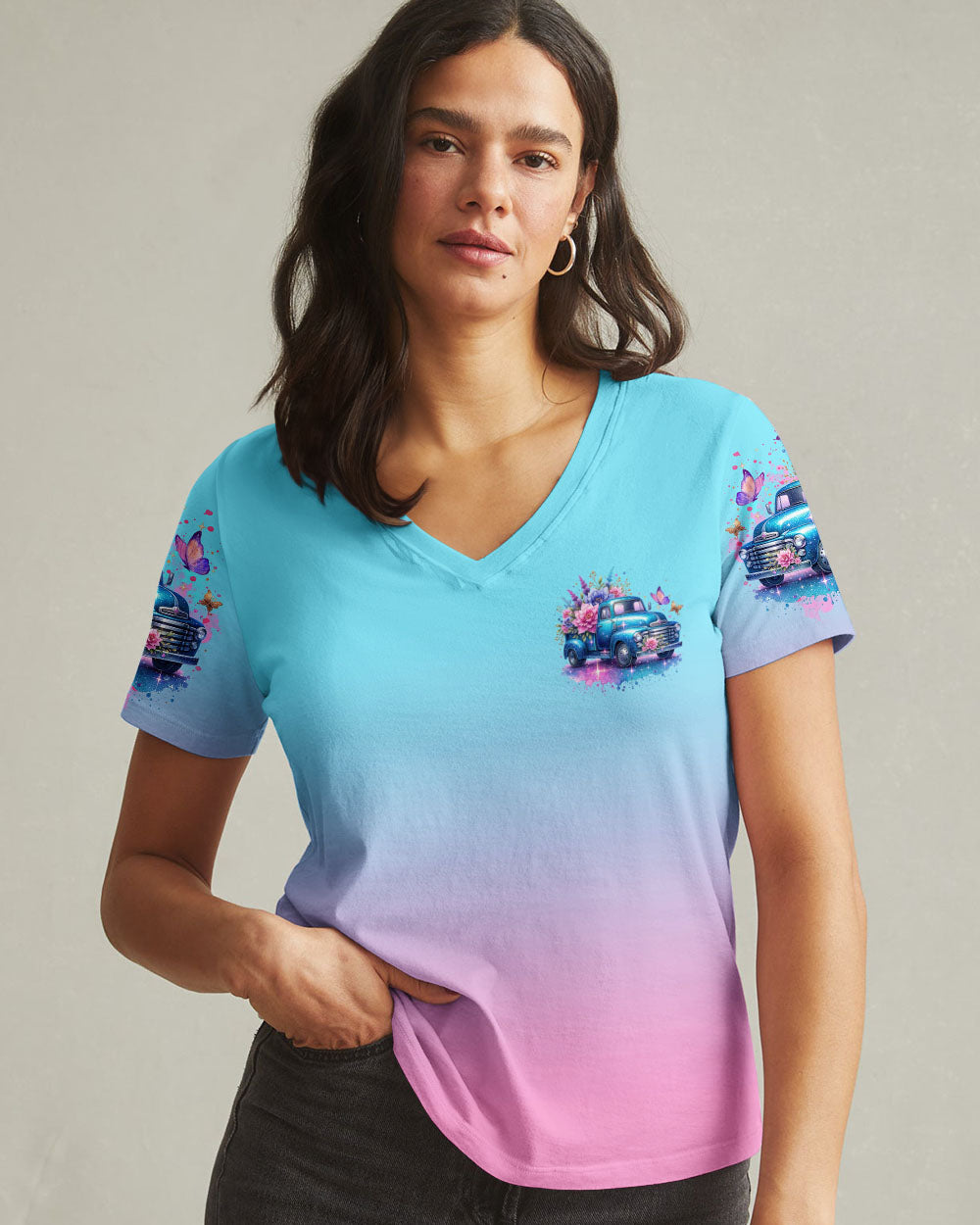 Jesus Take The Wheel Women's All Over Print Shirt -  Tltr0802253