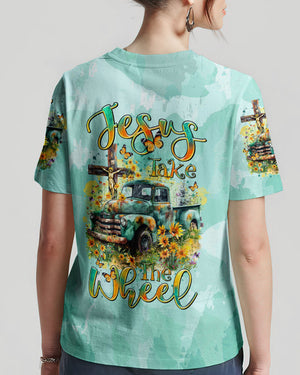 Jesus Take The Wheel Women's All Over Print Shirt - Tltr0803244