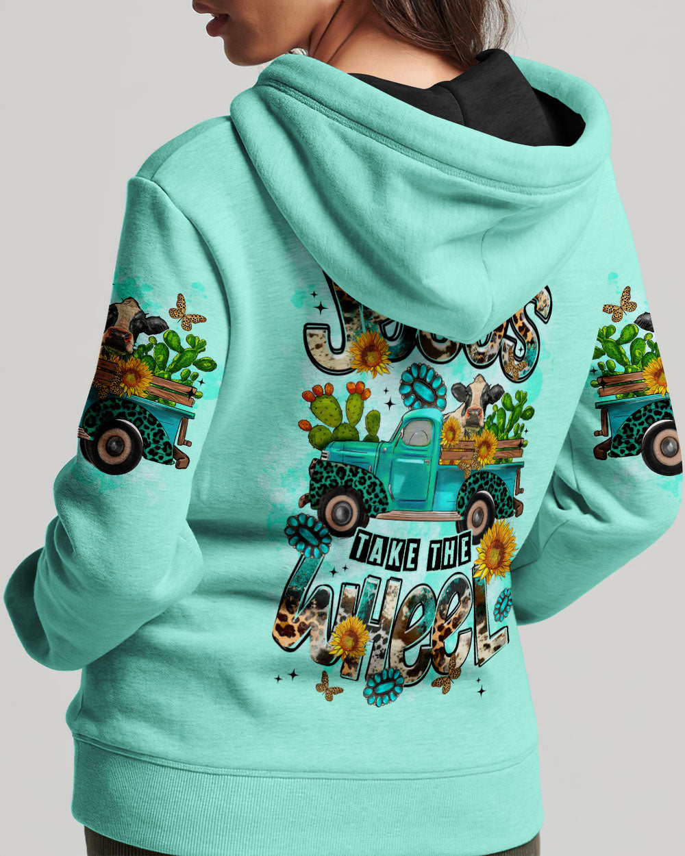 Jesus Take The Wheel Women's All Over Print Shirt - Tltr1002251