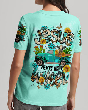 Jesus Take The Wheel Women's All Over Print Shirt - Tltr1002251