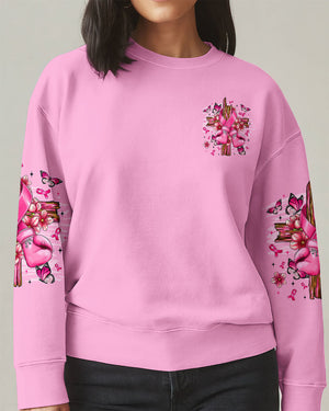 In October We Wear Pink Breast Cancer Awareness Women's All Over Print Shirt   - Tltr1108253