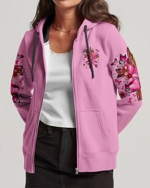 In October We Wear Pink Breast Cancer Awareness Women's All Over Print Shirt   - Tltr1108253