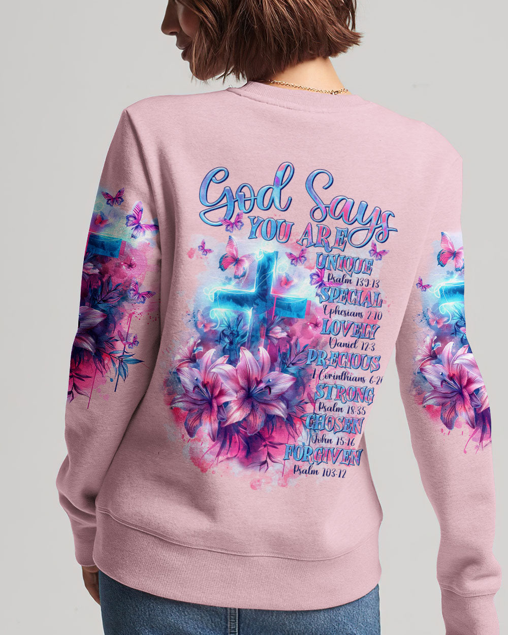 God Says You Are Lilies Women's All Over Print Shirt - Tltr1203245