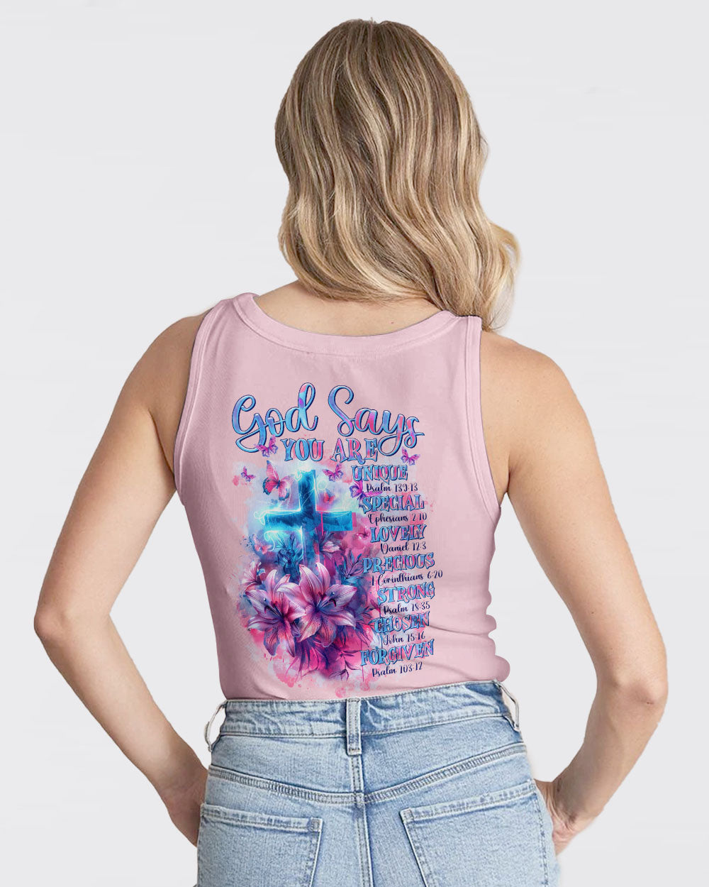 God Says You Are Lilies Women's All Over Print Shirt - Tltr1203245