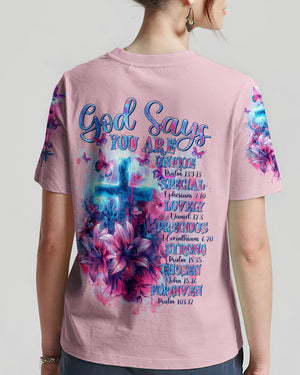 God Says You Are Lilies Women's All Over Print Shirt - Tltr1203245