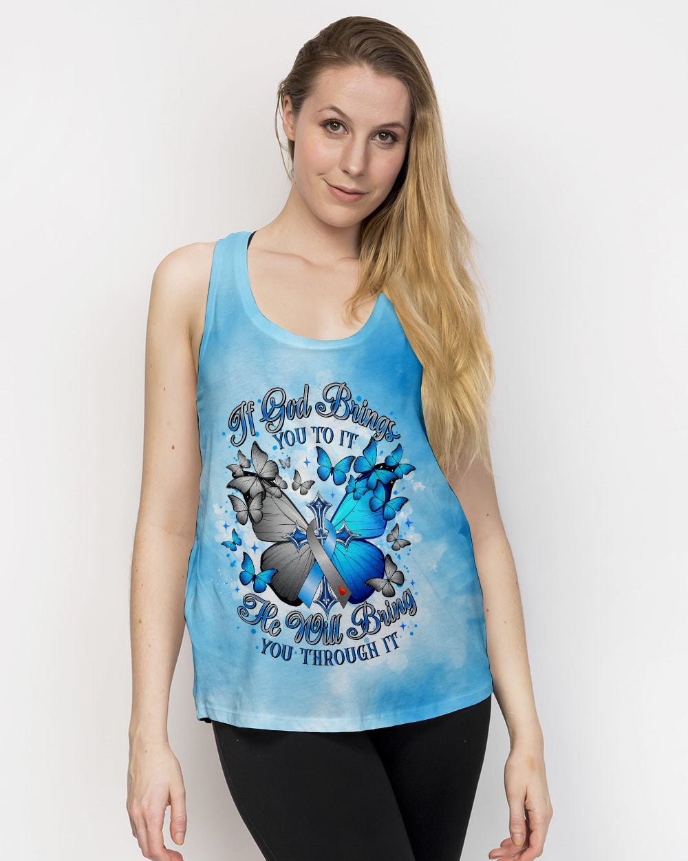 If God Brings You To It Diabetes Awareness Women's All Over Print Shirt - Tltr1209251
