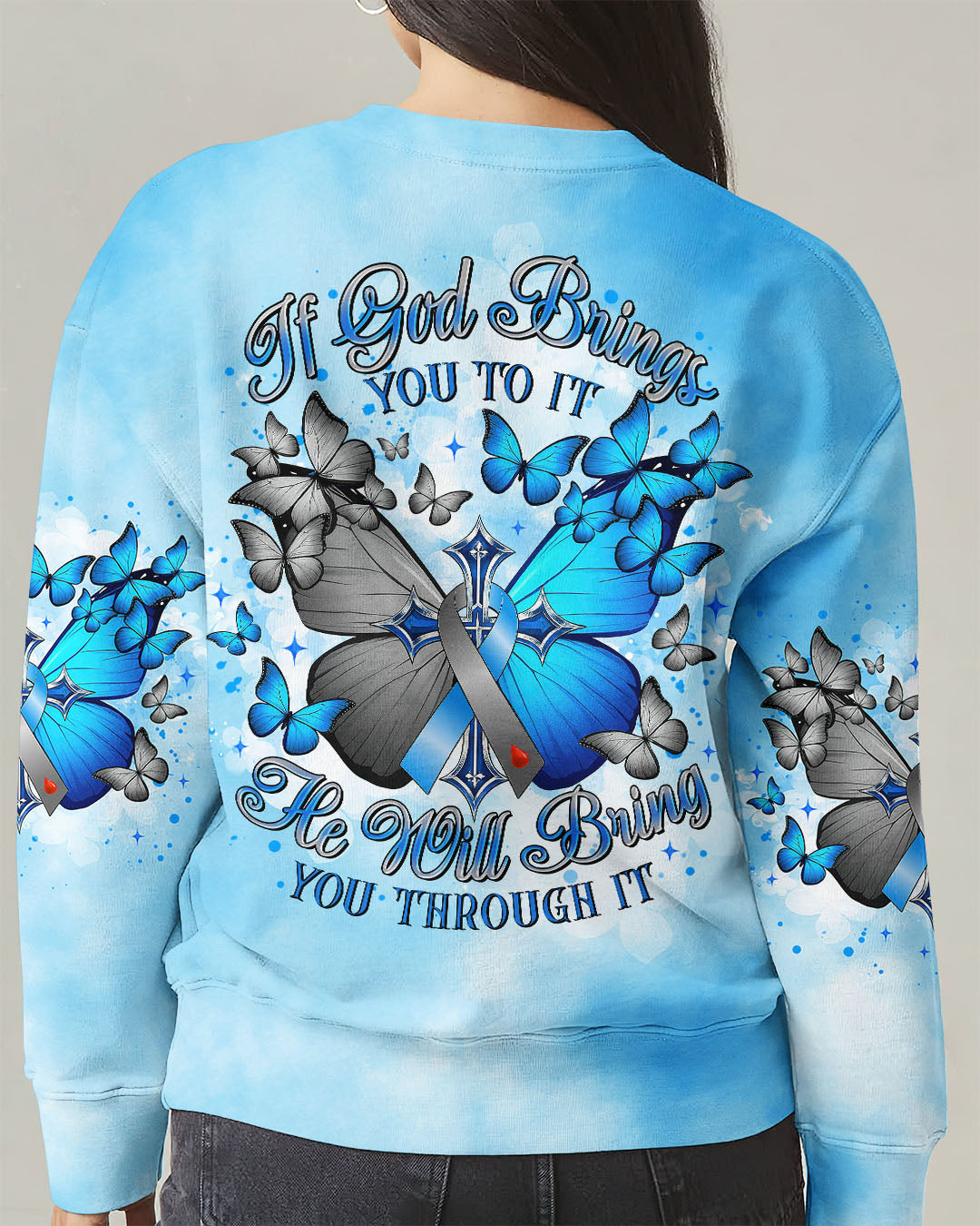 If God Brings You To It Diabetes Awareness Women's All Over Print Shirt - Tltr1209251