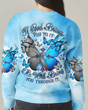 If God Brings You To It Diabetes Awareness Women's All Over Print Shirt - Tltr1209251
