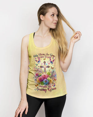 Unending Love Amazing Grace Flower Cross Women's All Over Print Shirt - Tltr1406241