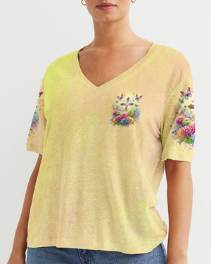 Unending Love Amazing Grace Flower Cross Women's All Over Print Shirt - Tltr1406241
