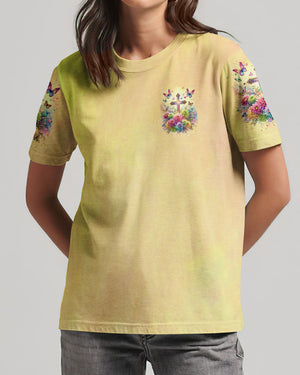 Unending Love Amazing Grace Flower Cross Women's All Over Print Shirt - Tltr1406241