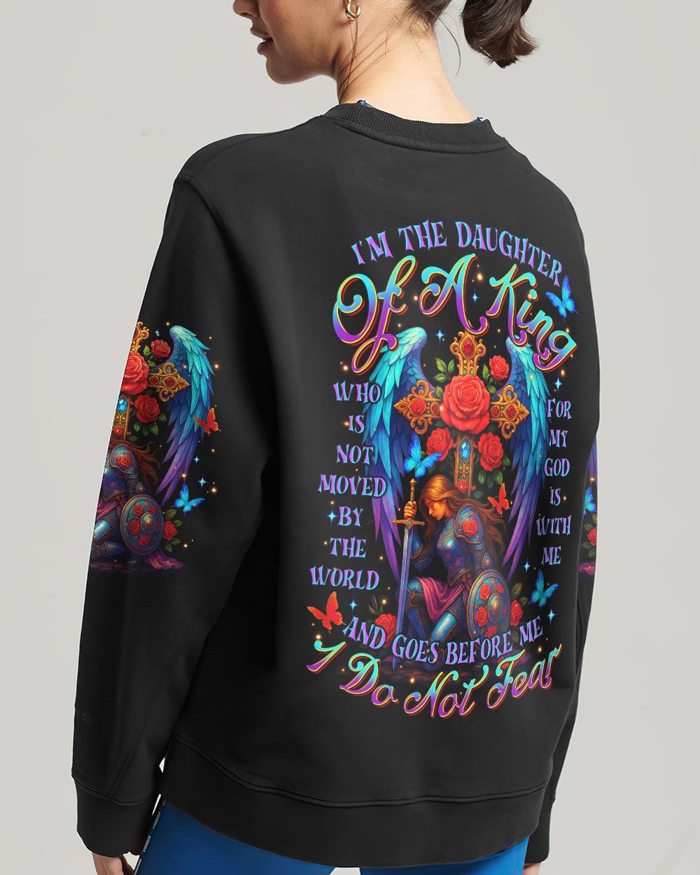 I'm The Daughter Of A King Warrior Women's All Over Print Shirt   - Tltr1407252