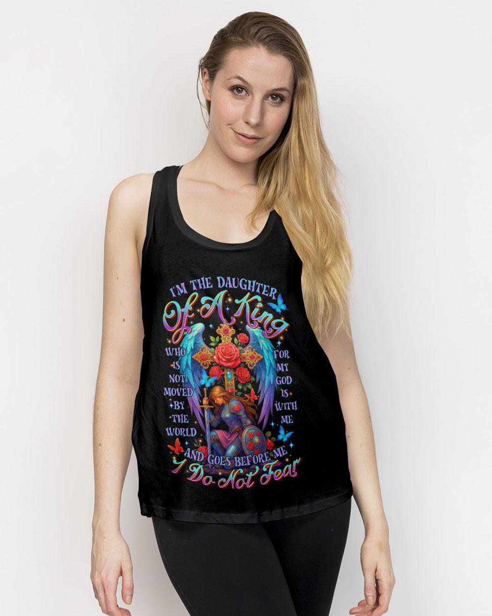 I'm The Daughter Of A King Warrior Women's All Over Print Shirt   - Tltr1407252