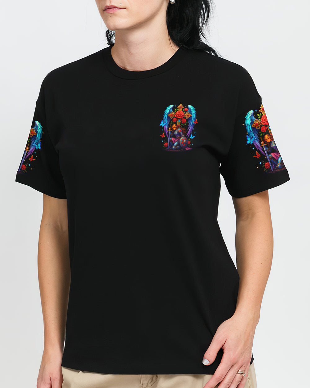 I'm The Daughter Of A King Warrior Women's All Over Print Shirt   - Tltr1407252