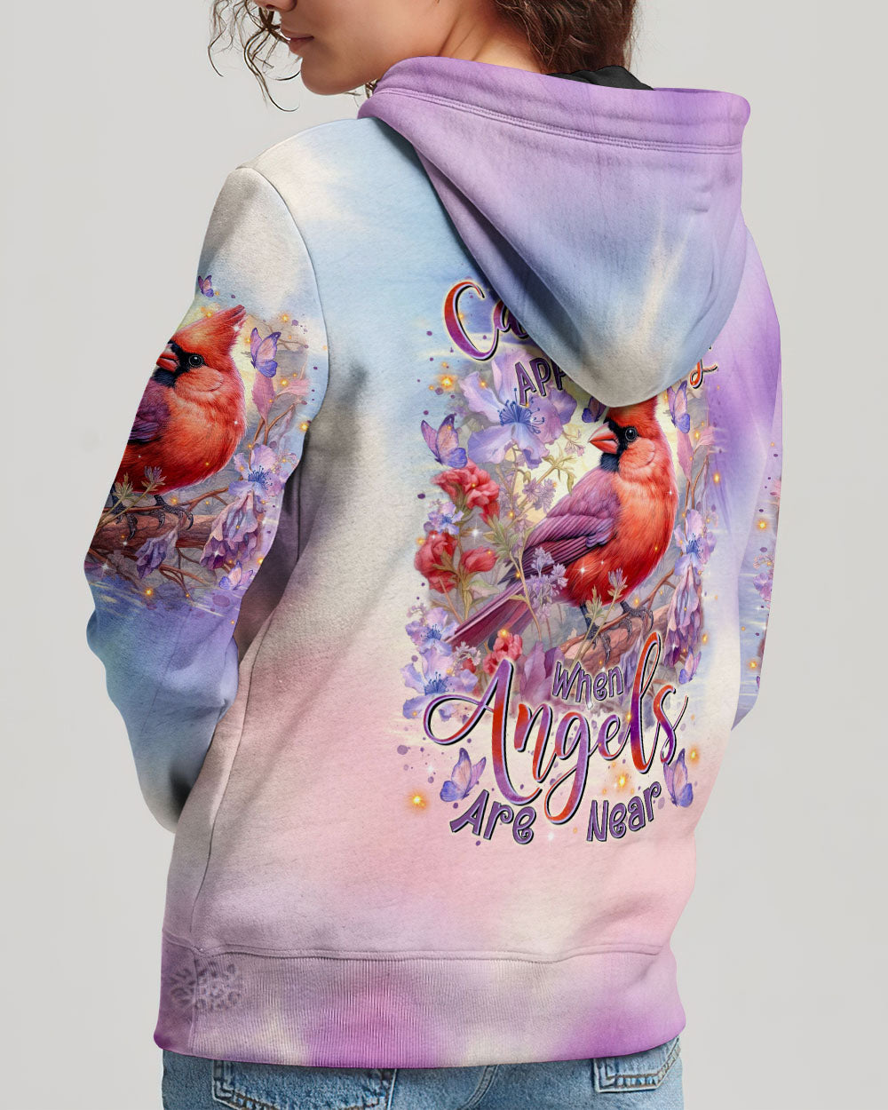 Cardinals Appear When Angels Are Near Women's All Over Print Shirt - Tltr1501253