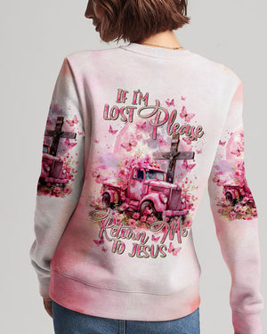 If I'm Lost Please Return Me To Jesus Truck Women's All Over Print Shirt - Tltr1503244