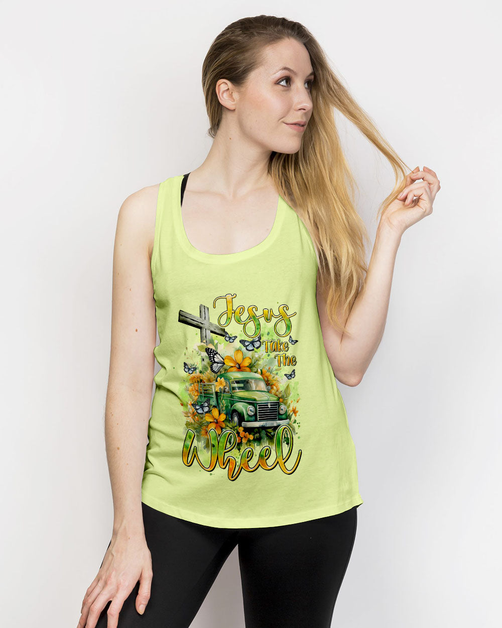 Jesus Take The Wheel Women's All Over Print Shirt - Tltr1601242