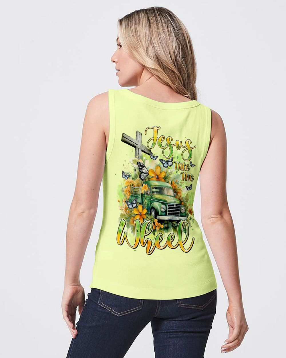 Jesus Take The Wheel Women's All Over Print Shirt - Tltr1601242