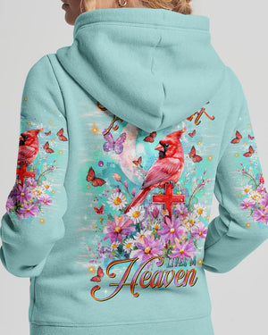 A Big Piece Of My Heart Lives In Heaven Cardinals Women's All Over Print Shirt - Tltr1601253