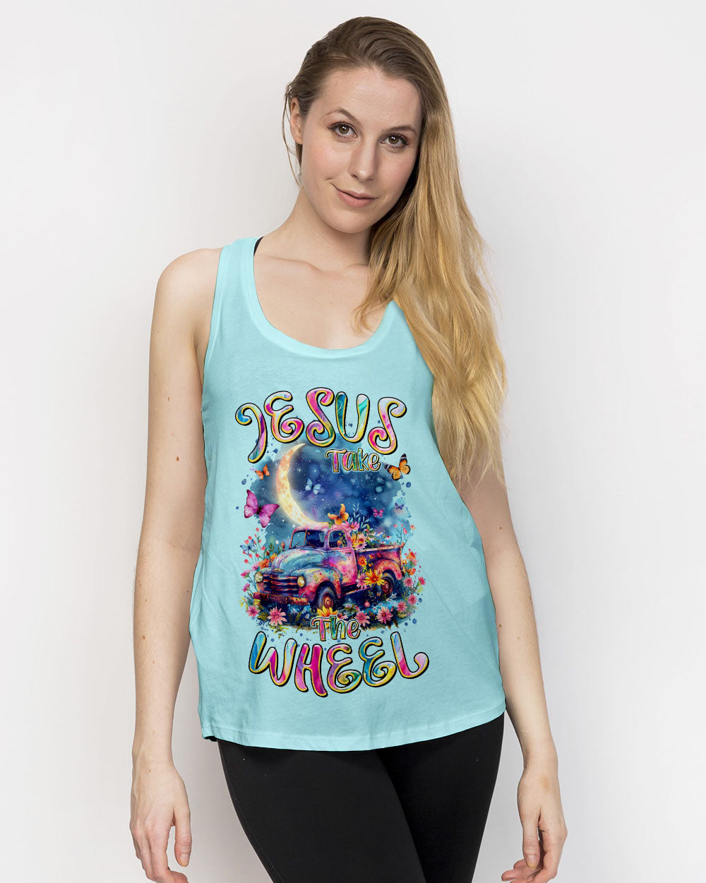 Jesus Take The Wheel Women's All Over Print Shirt - Tltr1603241