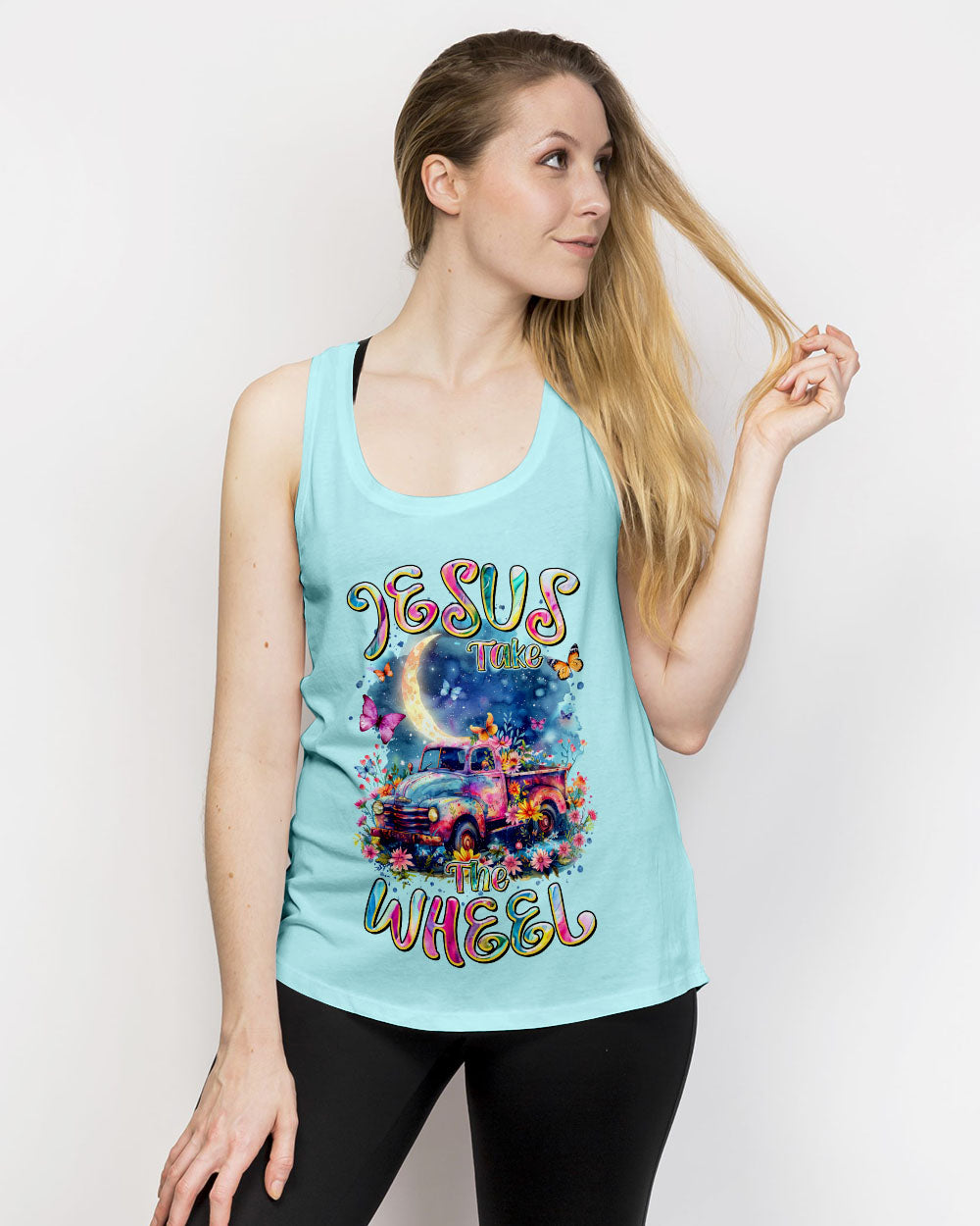 Jesus Take The Wheel Women's All Over Print Shirt - Tltr1603241