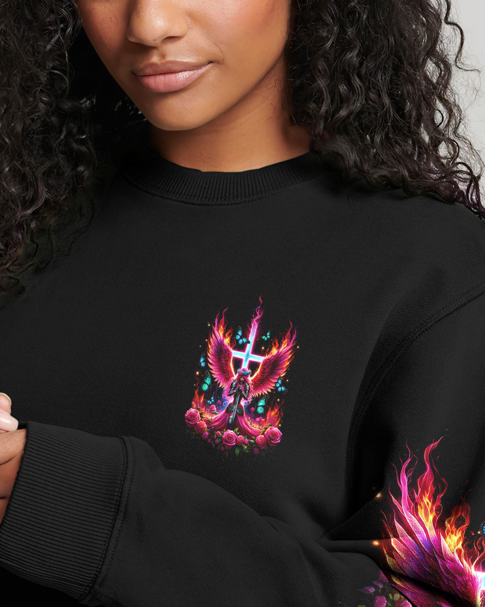Thank You God Jesus Warrior Women's All Over Print Shirt    - Tltr1705253