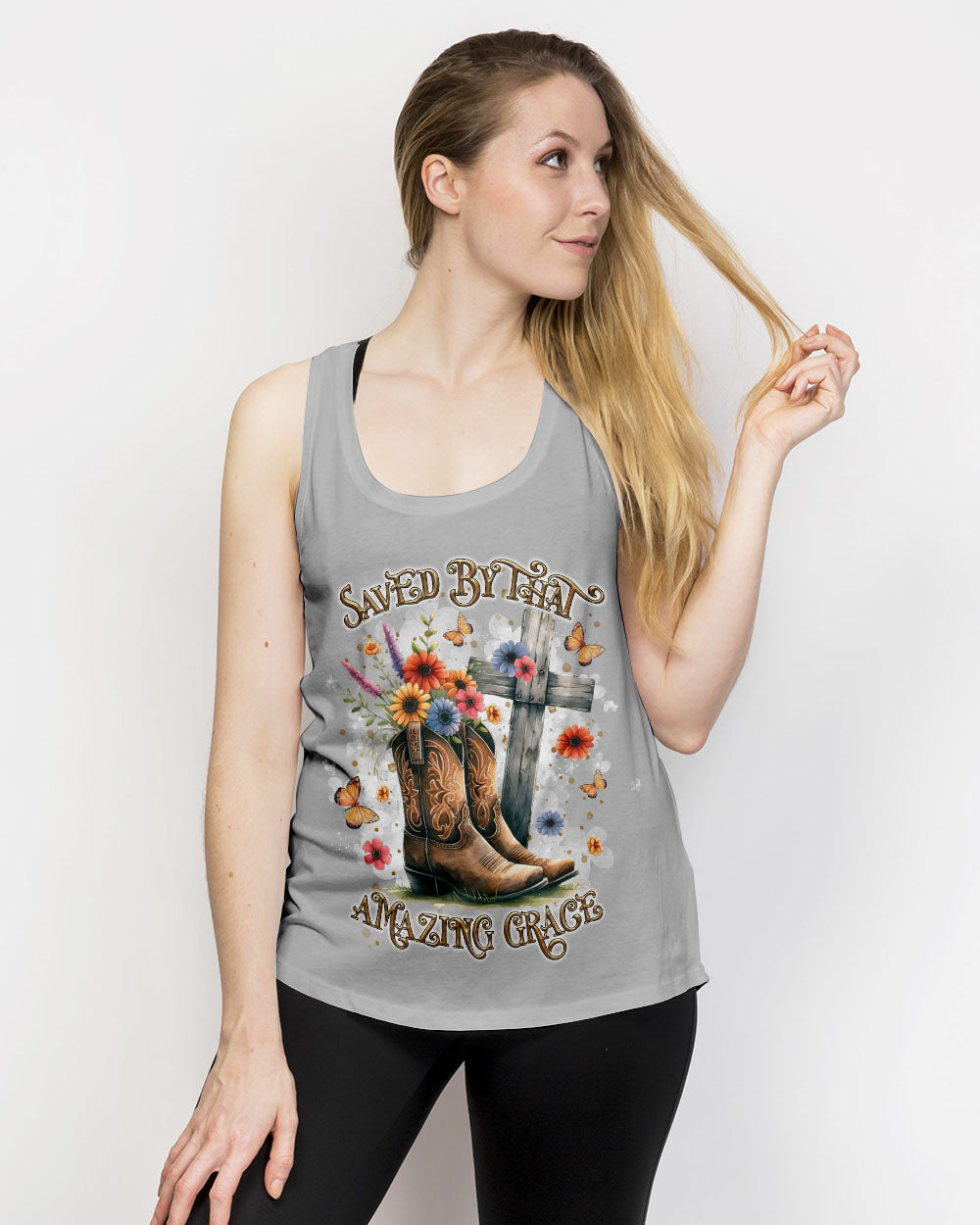 Saved By That Amazing Grace Women's All Over Print Shirt  - Tltr1803253