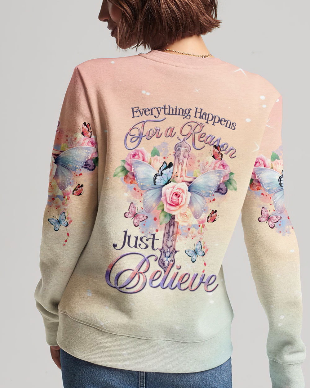 Just Believe Women's All Over Print Shirt - Tltr1810233
